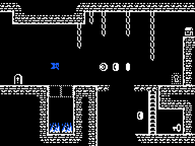 8bit的2D像素横向卷轴游戏地牢图块素材集