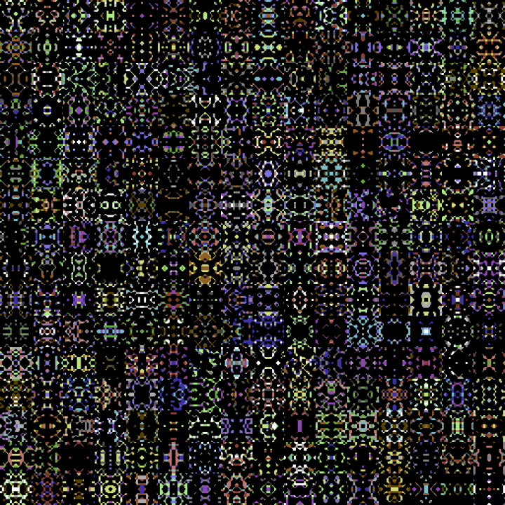 一组C64风格像素瓷砖素材