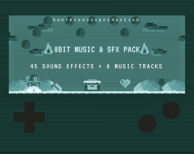 免费8bit复古游戏音效和音乐素材