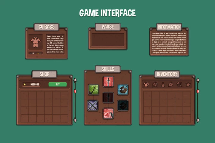 完整的奇幻2D RPG平台游戏资产素材套件