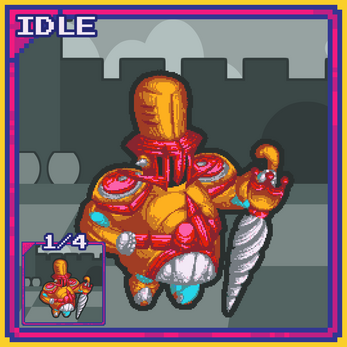 2个免费的2D RPG游戏战斗骑士动画素材