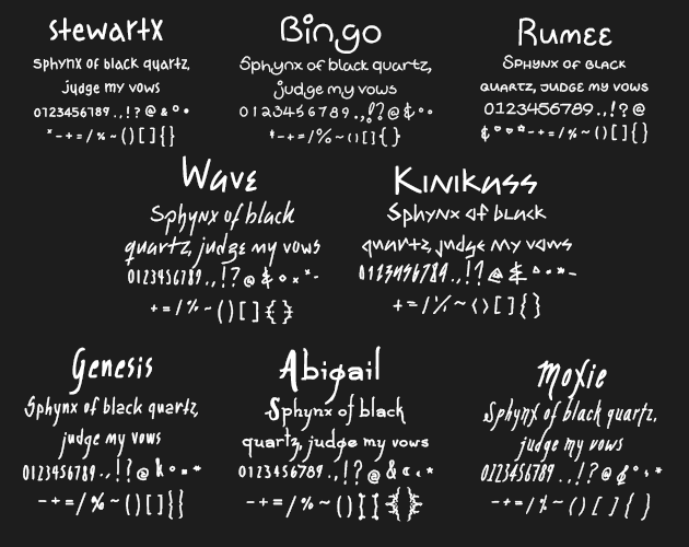 8种免费的基于字符的像素字体素材