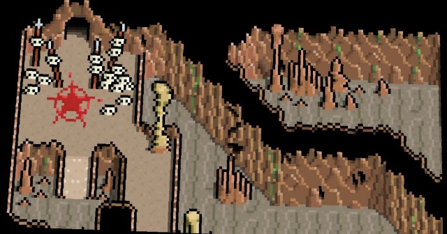 8*8的迷人像素深层洞穴图块素材