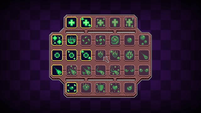 2种颜色的36个16*16像素治疗法术技能图标素材