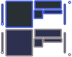 极简的像素游戏UI素材包