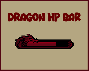 免费的中世纪龙主题像素HP条动画素材