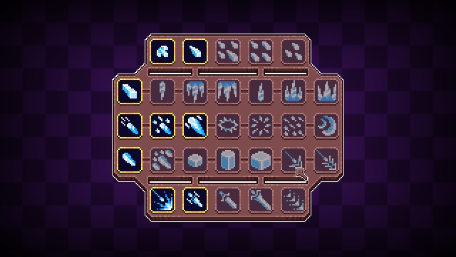 36个16*16的像素冰雪魔法技能图标素材