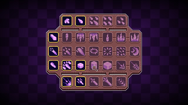 36个16*16的像素冰雪魔法技能图标素材