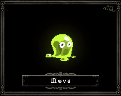 精美的绿色像素粘液史莱姆角色动画素材