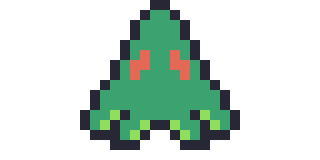 受经典《太空侵略者》启发的像素外星人动画素材