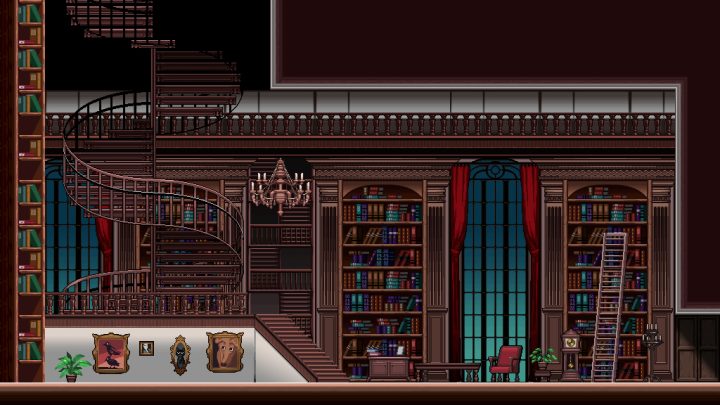 类银河战士恶魔城像素图书馆资产素材