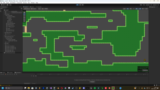 64*64的手绘双网格像素草地图块集素材