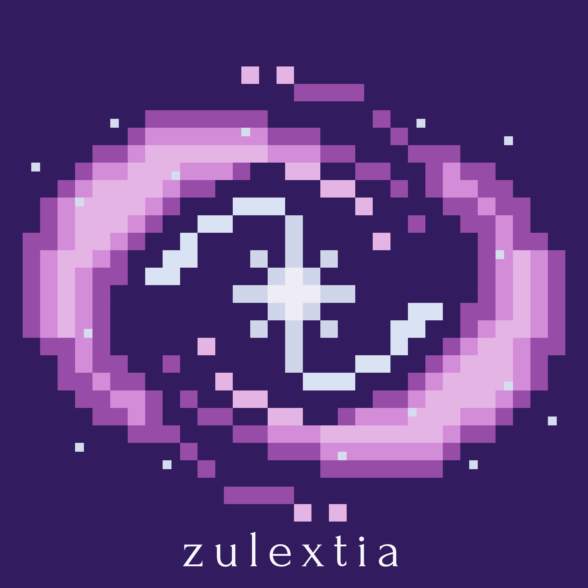 简单的像素星空星灵动画素材