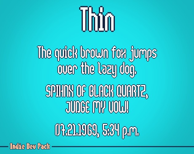 免费的BumperPixel像素字体素材