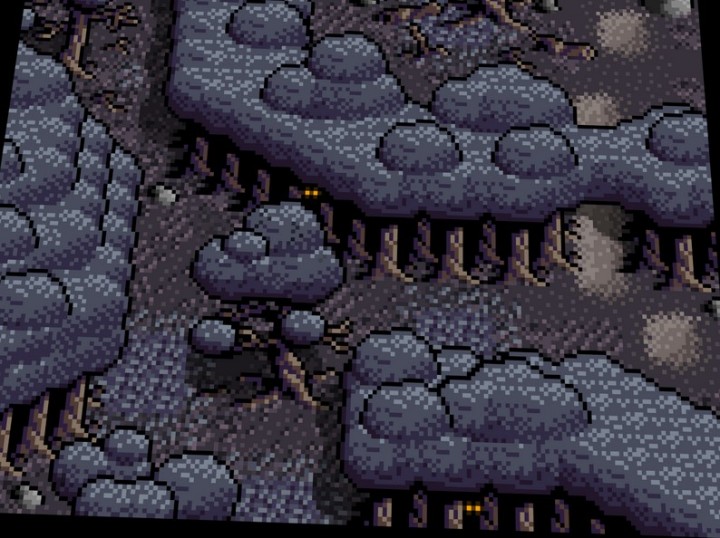 精美的8*8迷你奇幻像素远古森林图块集资产素材