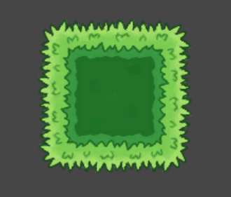 64*64的手绘双网格像素草地图块集素材