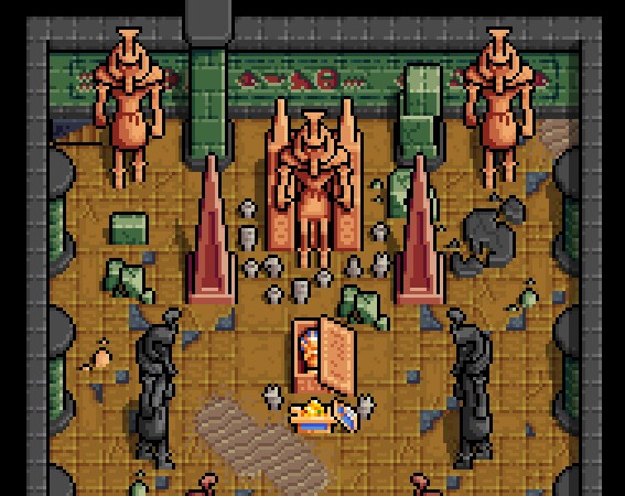 精美的8*8迷你奇幻像素埃及法老之墓资产素材