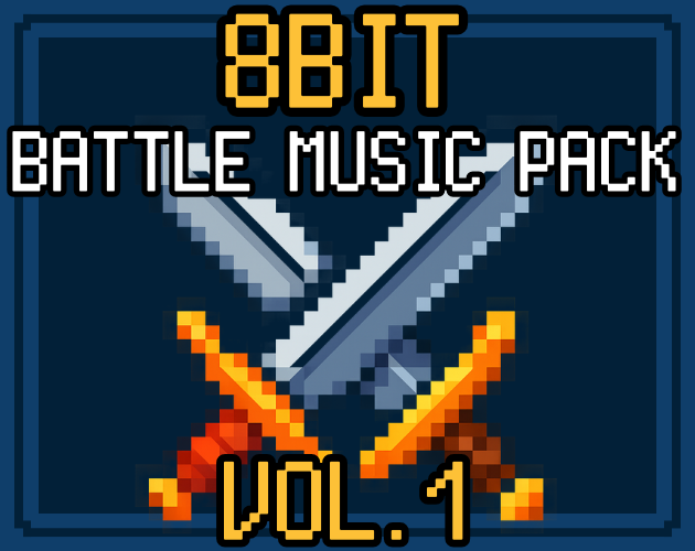 5首复古风格的8bit RPG游戏战斗音乐素材