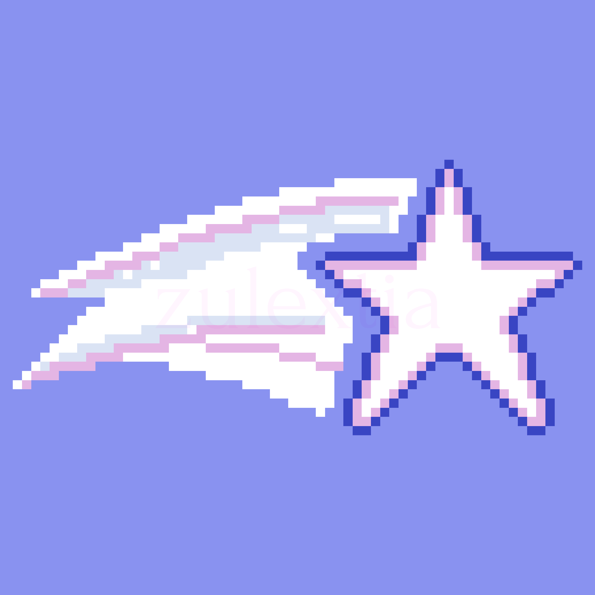 简单的像素Aluna流星动画素材