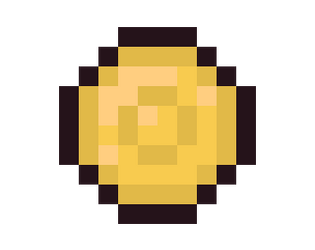 3种颜色的免费像素动画硬币素材