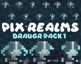 12个免费的静态像素食尸鬼素材