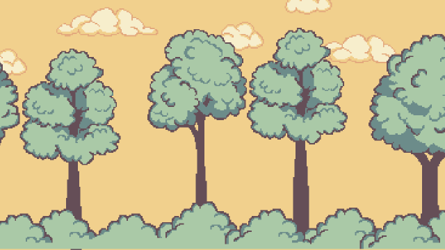 免费的像素鸟谷背景附加资产素材