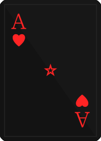 简洁优雅的2D黑曜石风格扑克纸牌素材