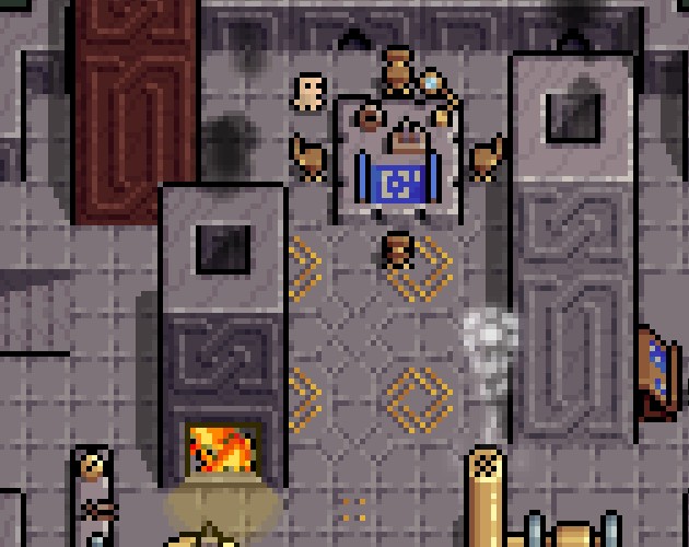 8*8的迷你奇幻像素矮人制作工坊资产素材