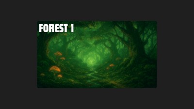 14个静态适合游戏的油画风格像素奇幻背景图片素材