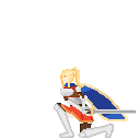 免费的像素中世纪女骑士动画角色素材