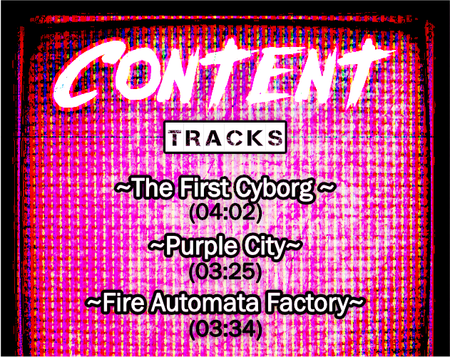 一组反乌托邦主义未来赛博朋克音乐素材