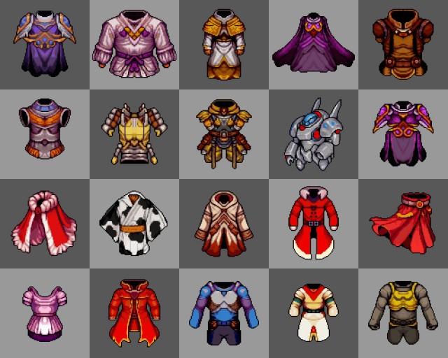 20个AI辅助生成的像素胸部护甲图标素材10