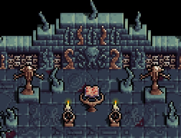 8*8的迷你奇幻像素遗忘的墓穴资产素材