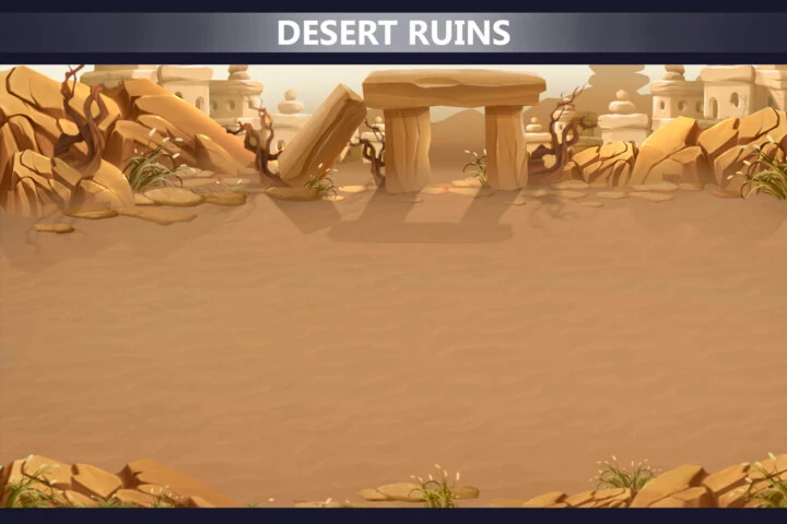 4个高清2D奇幻游戏战斗背景图片素材