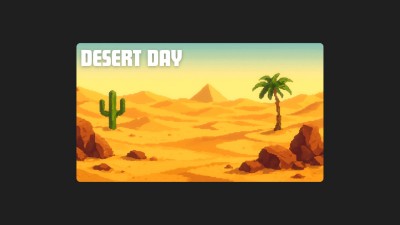 14个静态适合游戏的油画风格像素奇幻背景图片素材