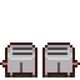 32*32的自上而下像素房屋内部家具和装饰素材