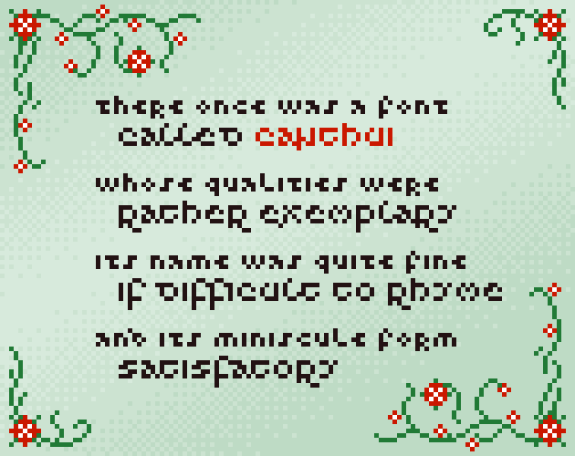 多种适合中世纪岛屿书写的安色尔像素字体素材