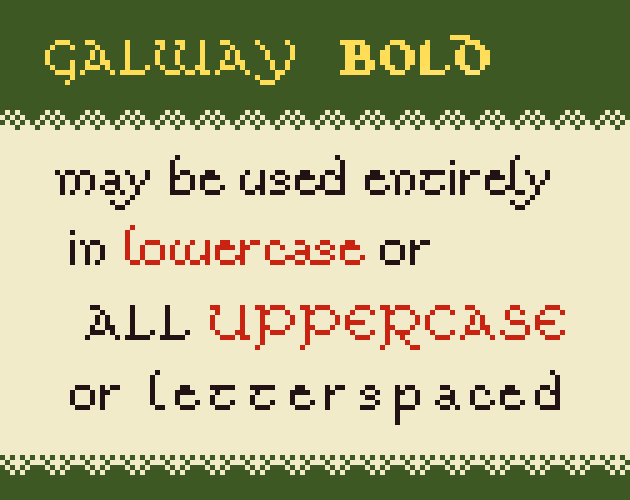 多种适合中世纪岛屿书写的安色尔像素字体素材