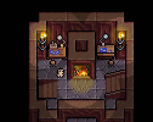 8*8的迷你奇幻像素矮人制作工坊资产素材