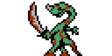 20个复古的像素怪物和敌人动画资产素材