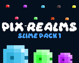 9个免费的静态像素史莱姆素材