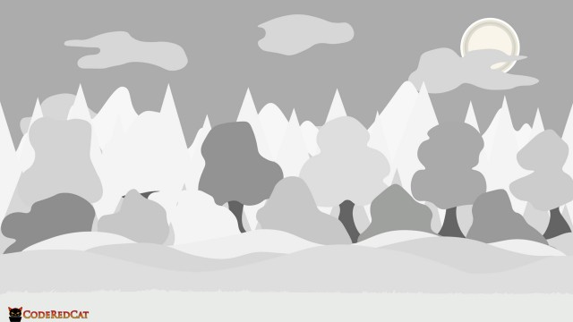 一组免费的4K矢量2D视差效果风景背景图片素材