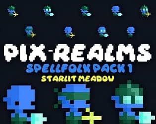 9个免费的静态像素魔法师素材