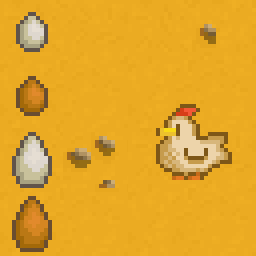 适用于任何与农场和动物相关的像素艺术动物农场资产素材