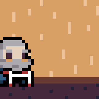 免费的16*16像素老年人角色动画素材