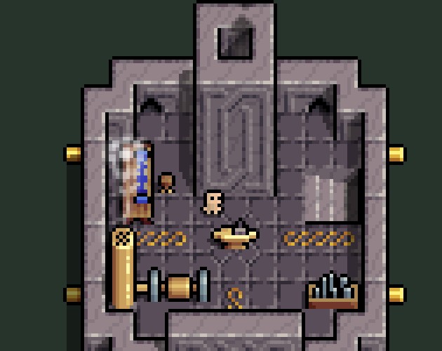 8*8的迷你奇幻像素矮人制作工坊资产素材