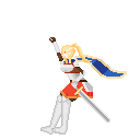 免费的像素中世纪女骑士动画角色素材