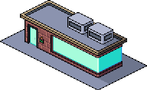 28个城市像素等距建筑资产素材