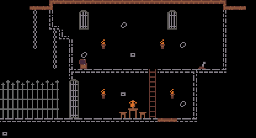 8*8的像素横向卷轴冒险平台游戏Tiny Quest资产素材