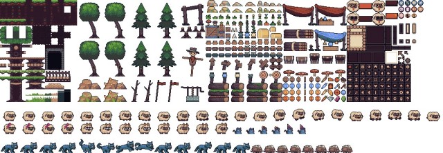 免费16*16像素《迷失的羔羊》主题资产素材